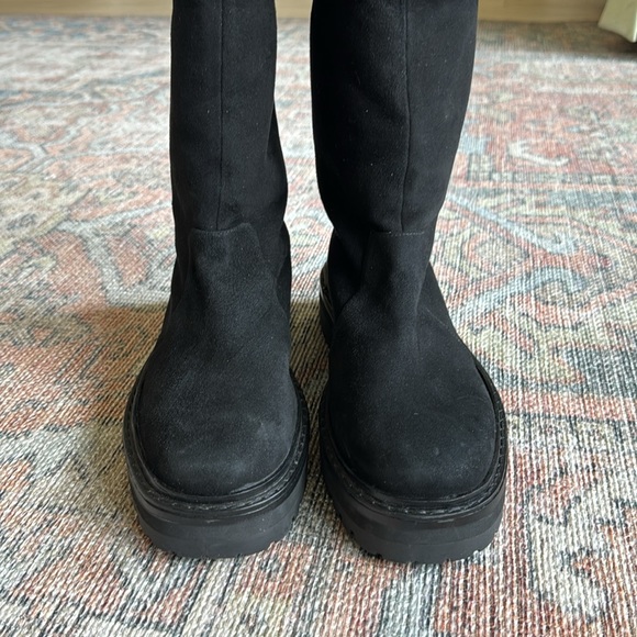Black Suede Studio Dixie Boots - Picture 5 of 9